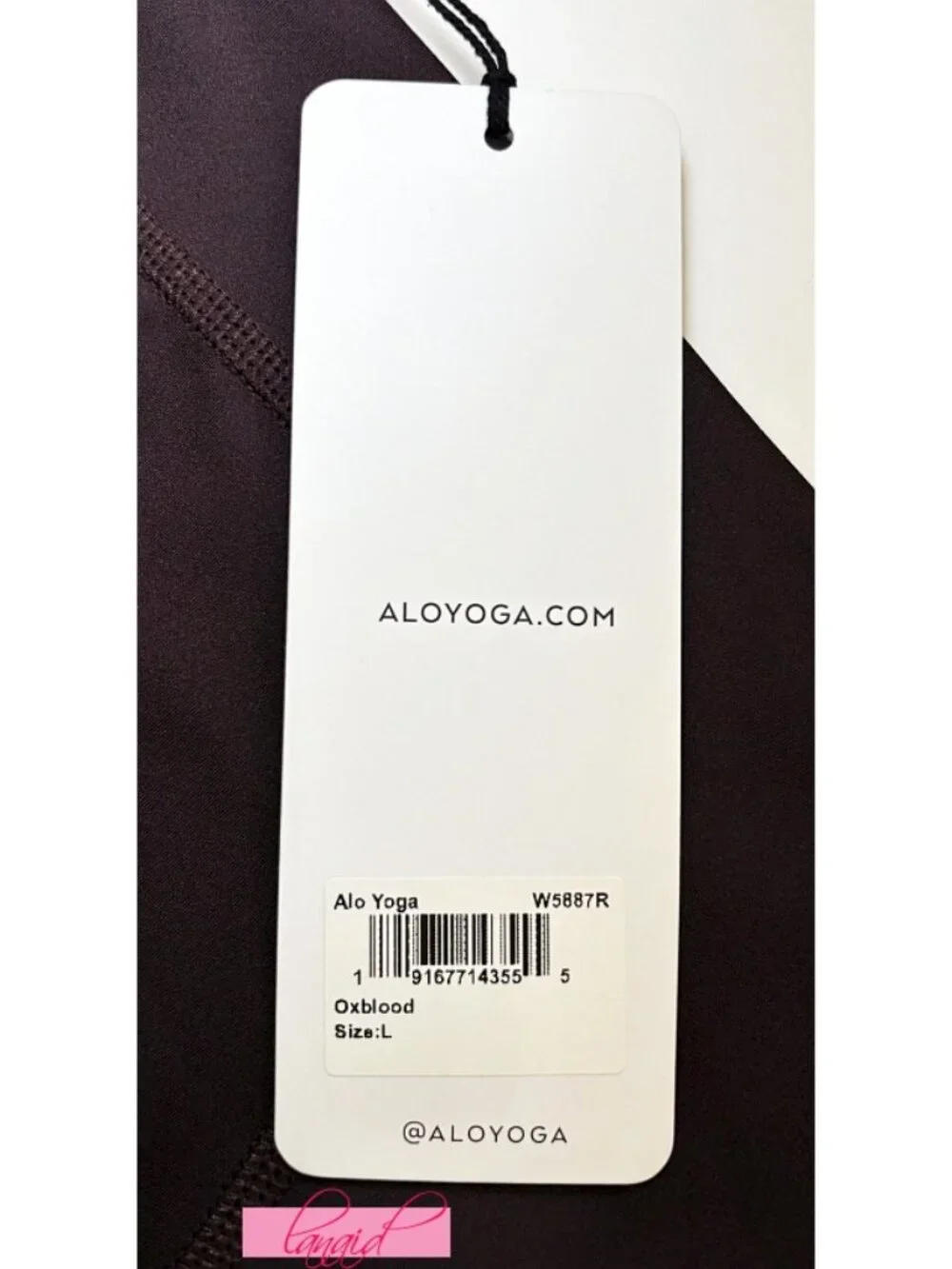 Alo Airlift High-Waist Embody Legging Oxblood Mesh Cut-Outs Cutouts Hi-Rise Pant